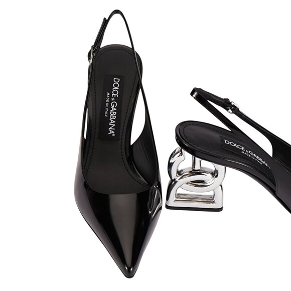 DOLCE & GABBANA Slingback Logo heel Size 40 IT, 9 US - Picture 8 of 12